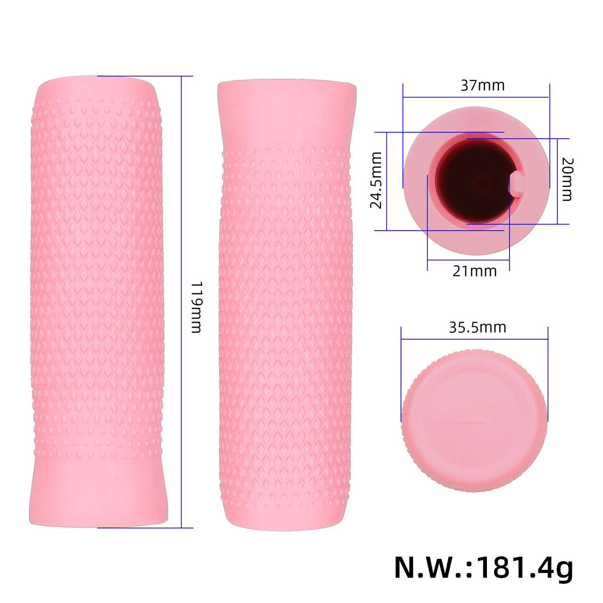 2 pcs Pink handlebar covers for Ninebot ES1/ES2/ES3/ES4/ES5