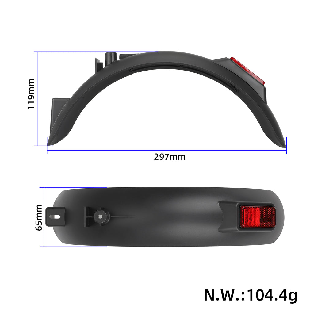 original rear mudguard Kit with reflector Xiaomi 4 Lite (2 Gen) scooter