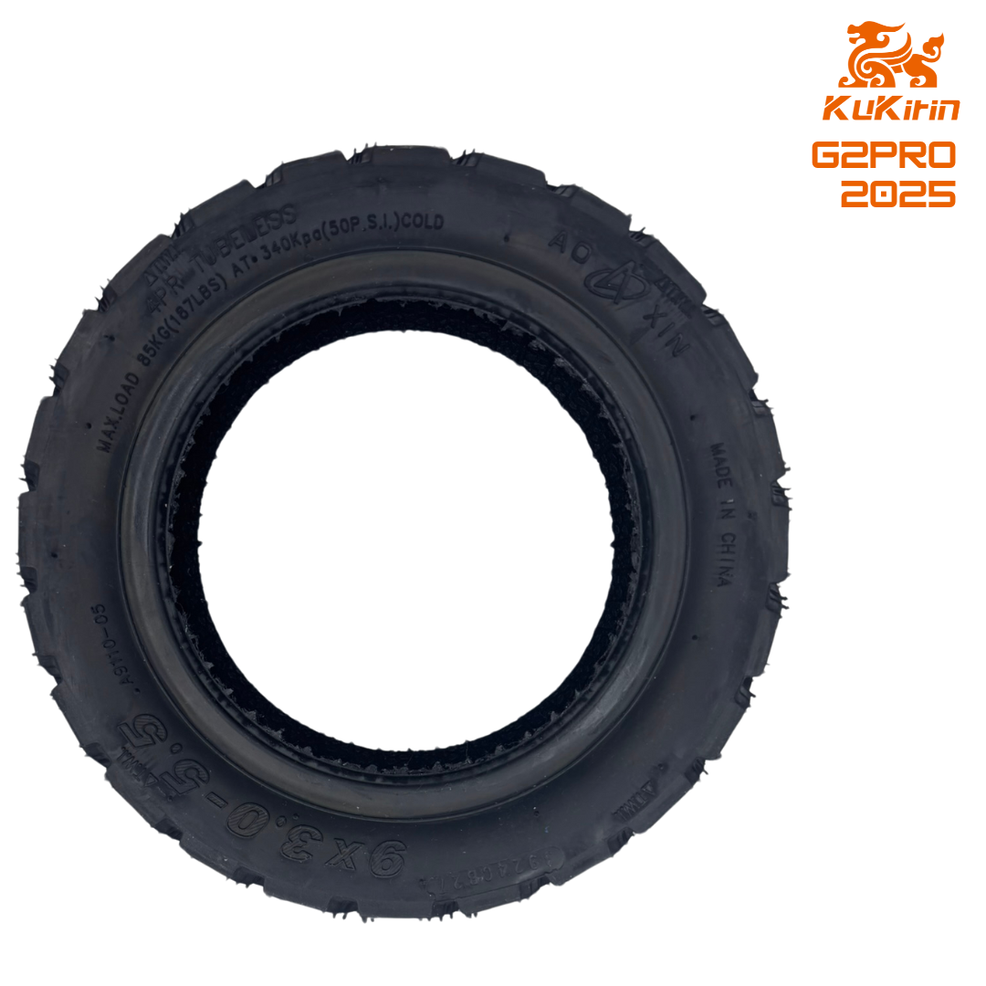 9x3.0-5.5 Tubeless Tire for KuKirin G2 Pro (2024/2025) – No Inner Tube Needed | KuKirin.ie