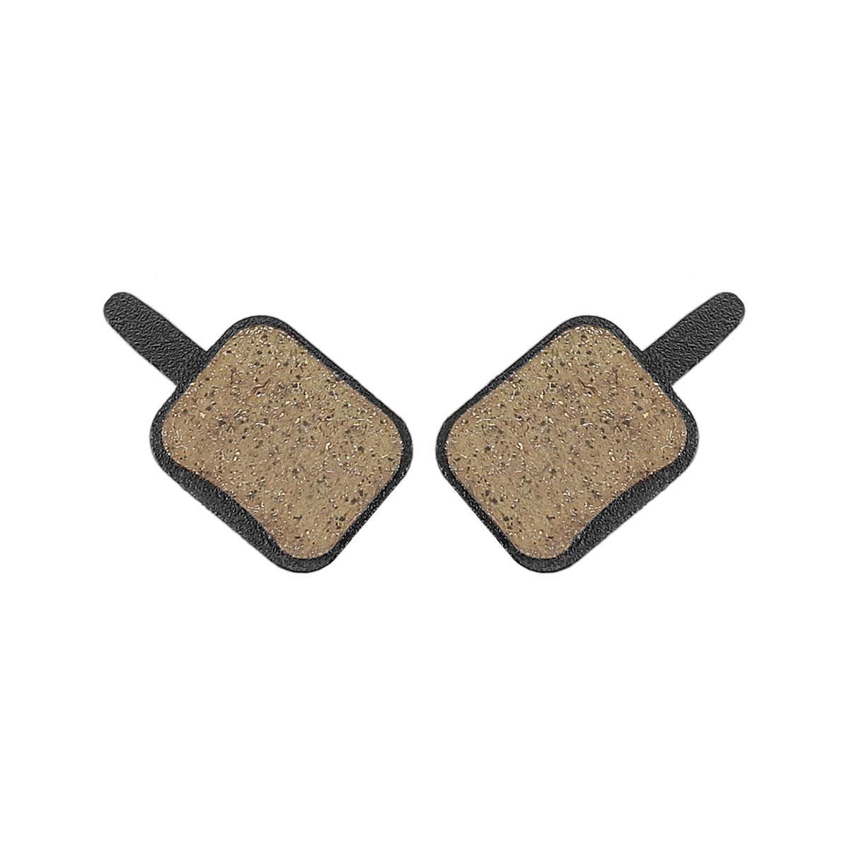 N1 Rectangular long-handled semi-metallic brake pads