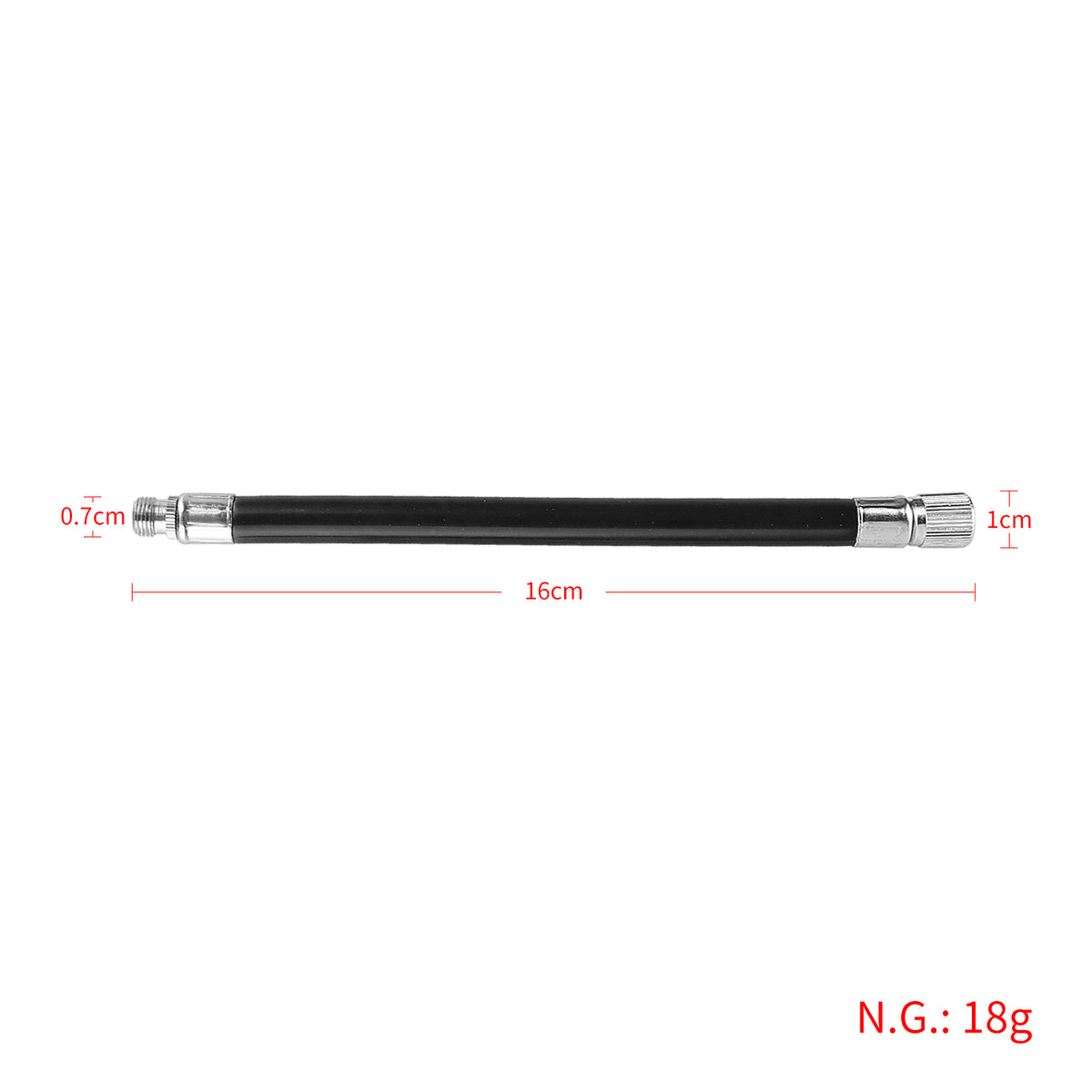 black extending line for pumping