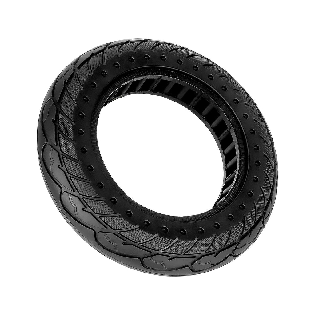 Black 10*2.125 solid tire with 36mm slot