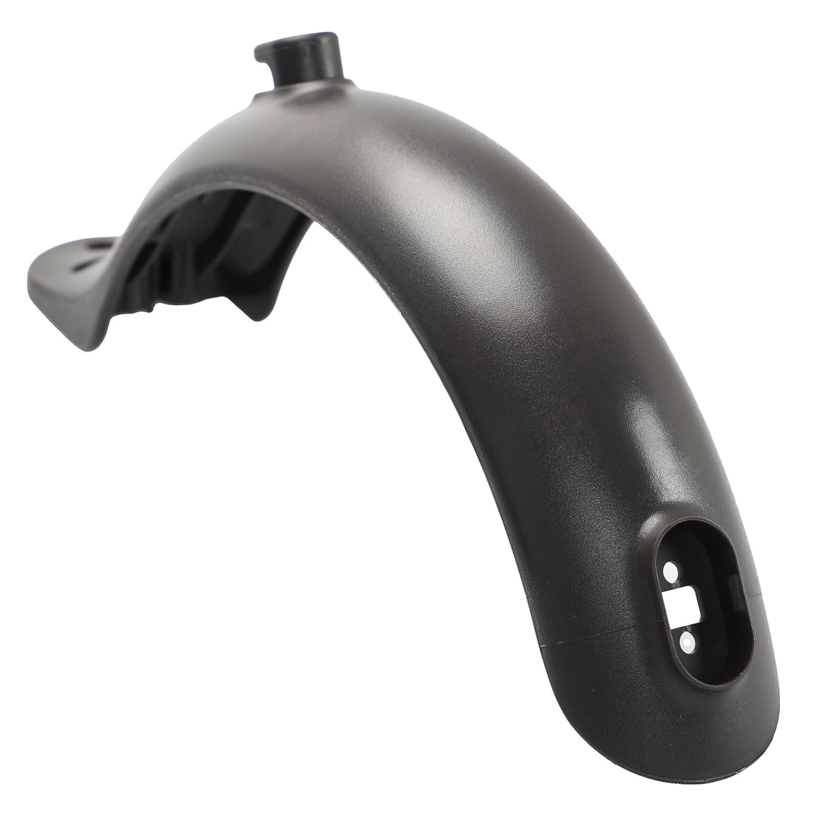 Black rear fender with hook and caps of screws for M365 scooter
