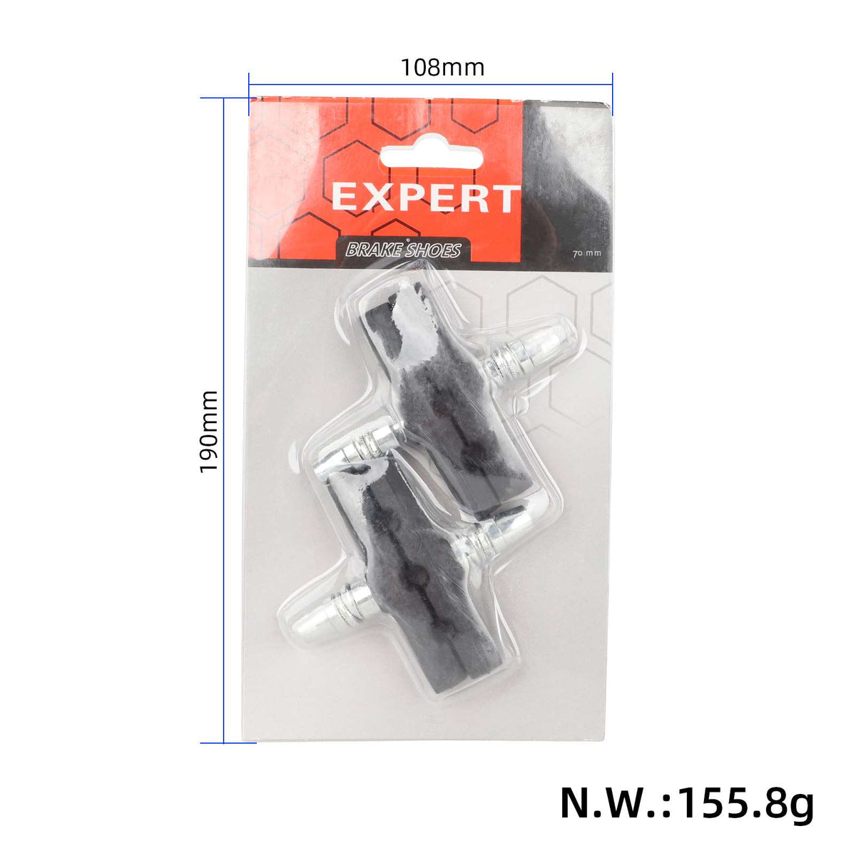 2 pcs V-brake brake pad for Shimano UVM