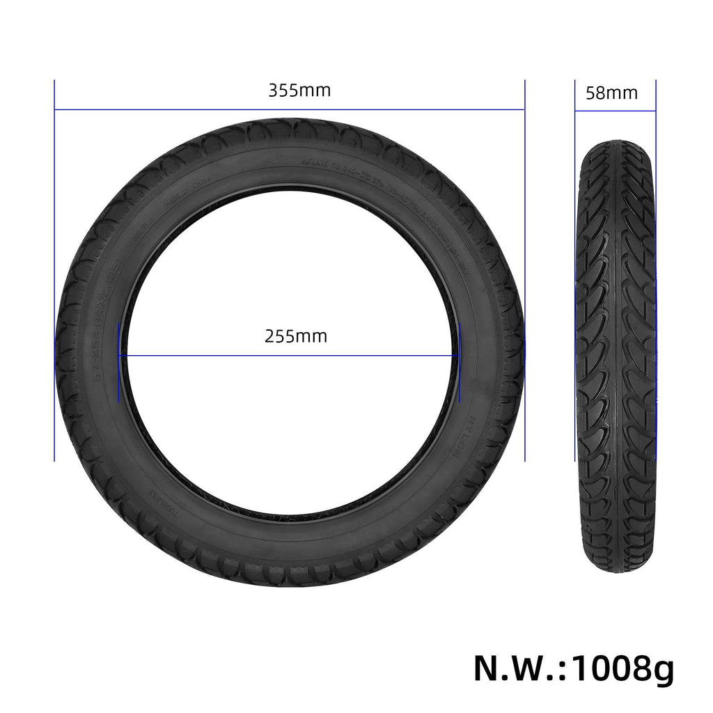 HD 14*2.125 (57-254) road tubeless tire