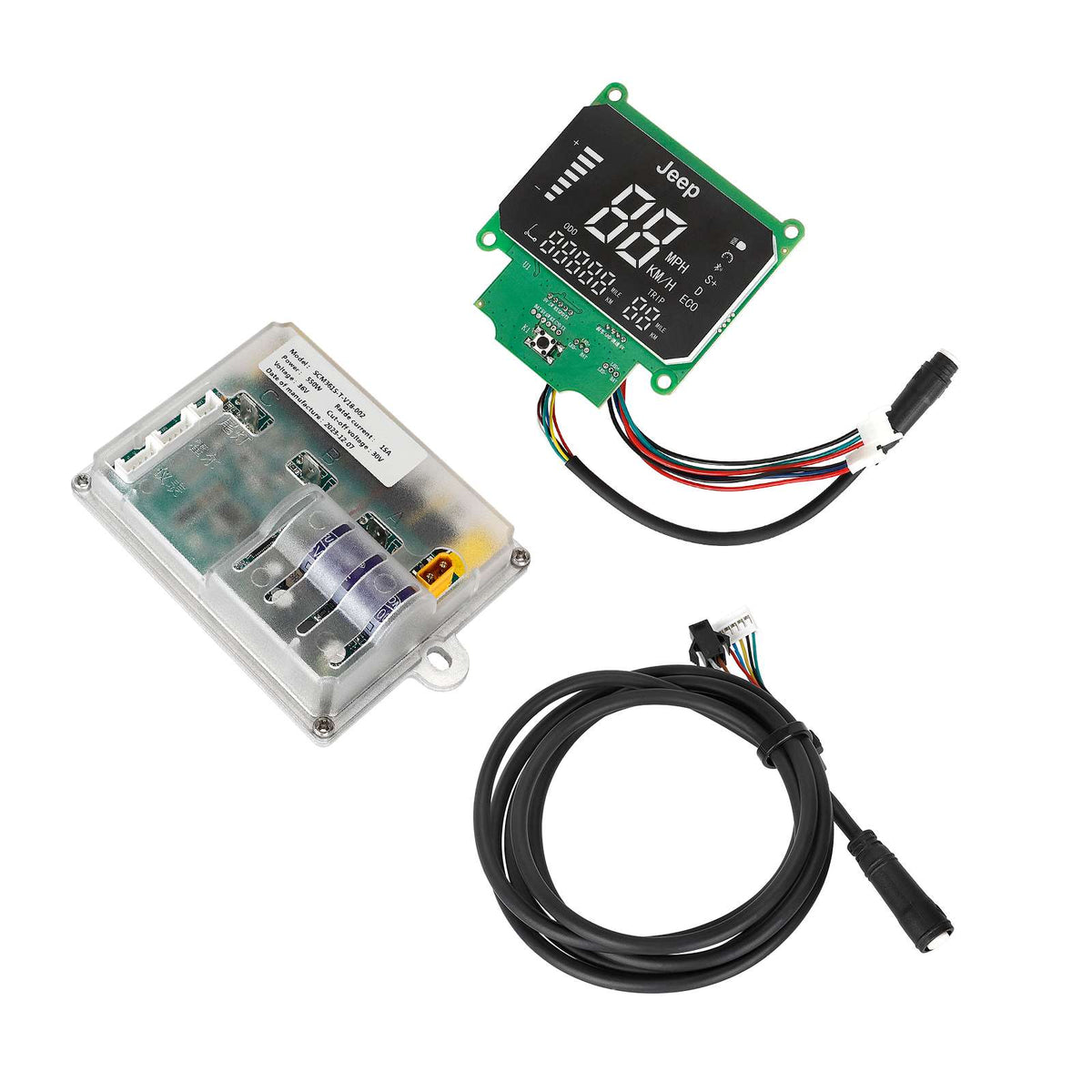 JEEP 36V 350W display+controller+cable set for single brake