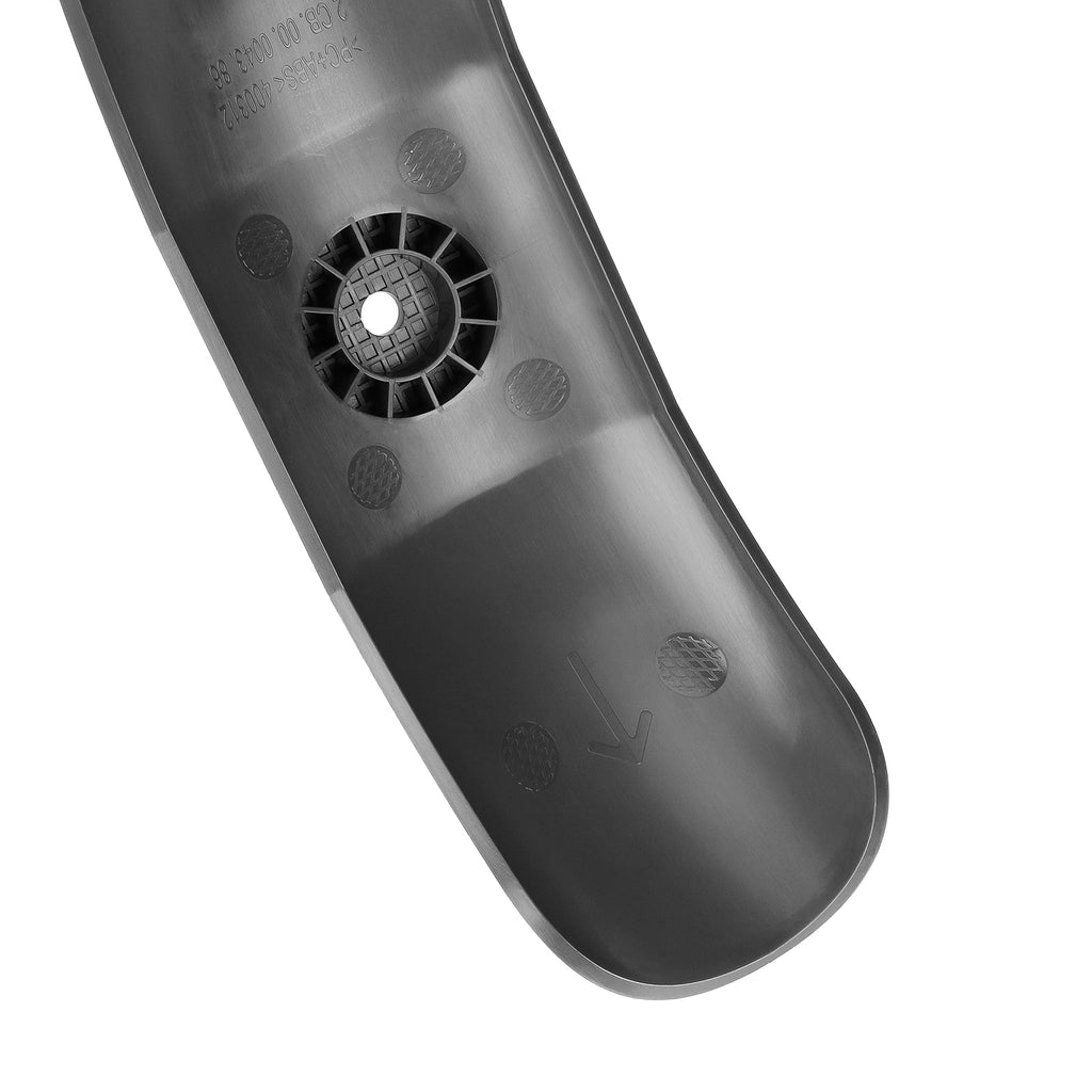 Gray front fender with rubber for xiaomi4 Pro scooters