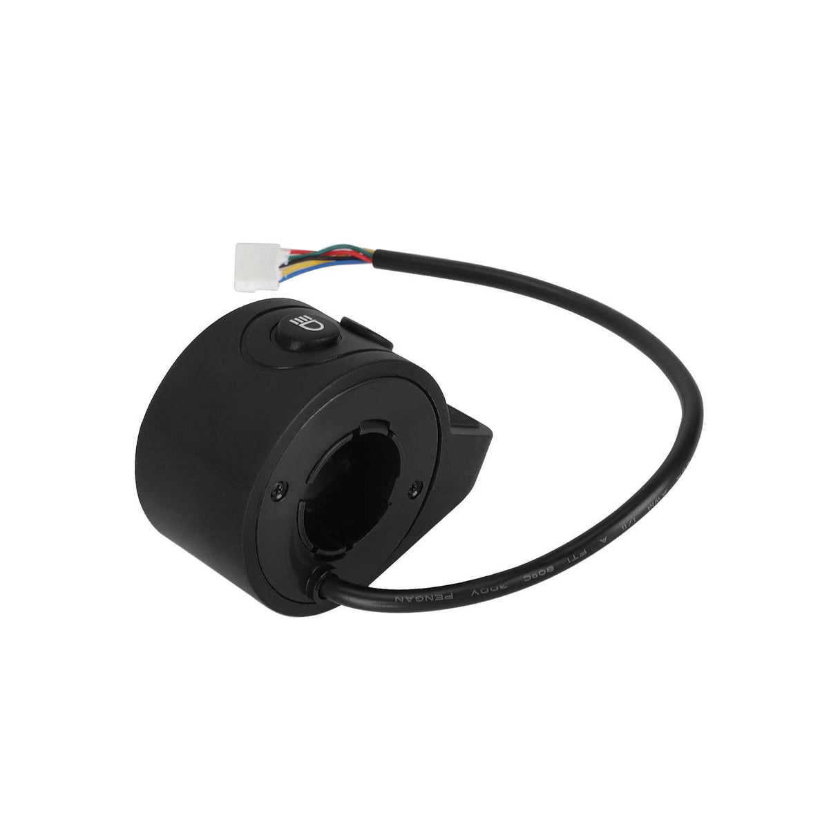 Black power throttle with light switch for HX X6X7X8 scooters