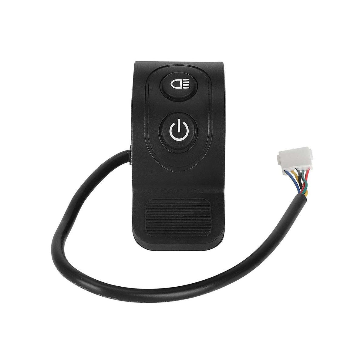 Black power throttle with light switch for HX X6X7X8 scooters