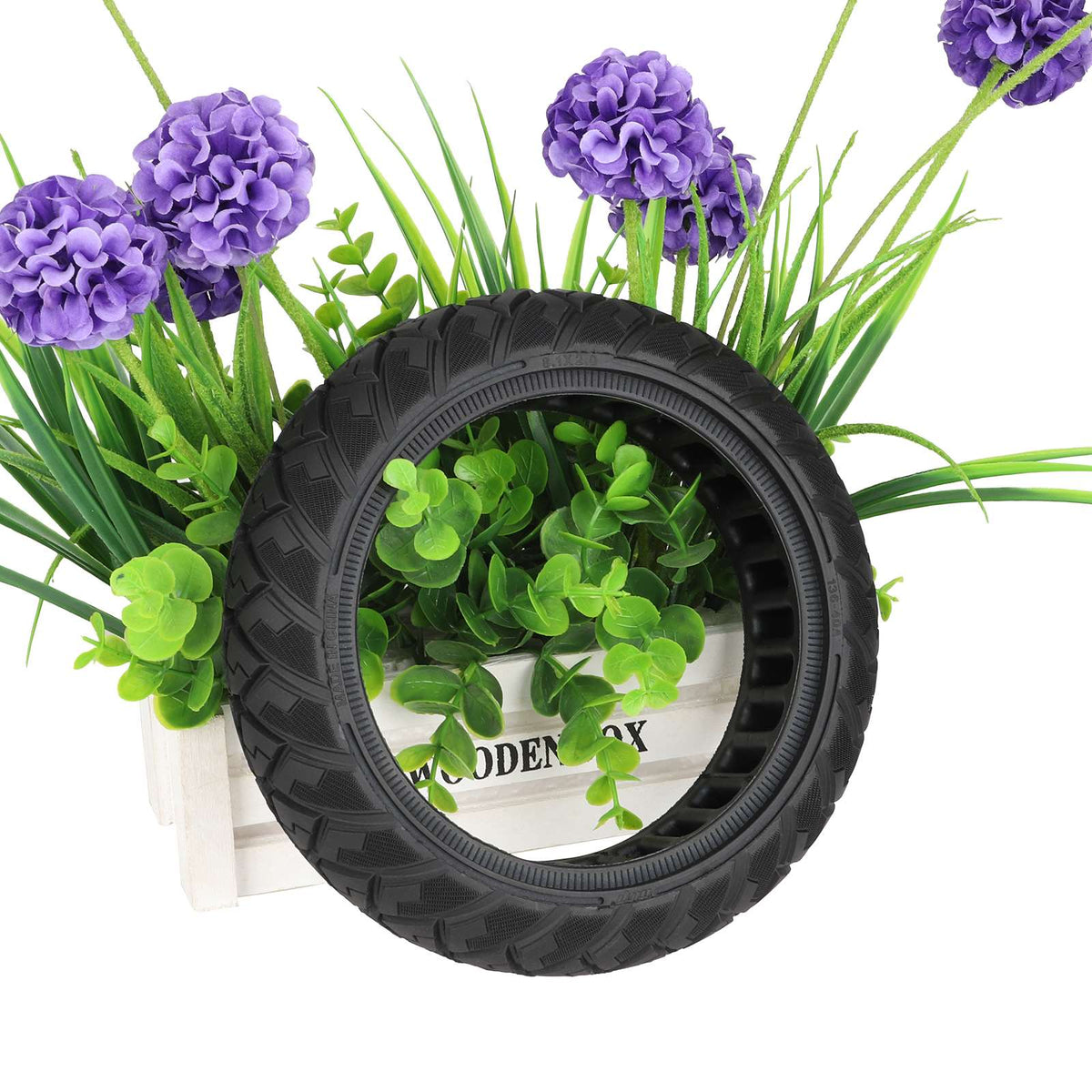 Ulip black 8.1*2.0 diamond off-road solid tire