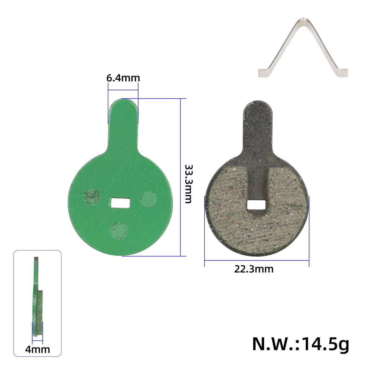 Green Ceramic disc brake pad or Kugoo G2 pro