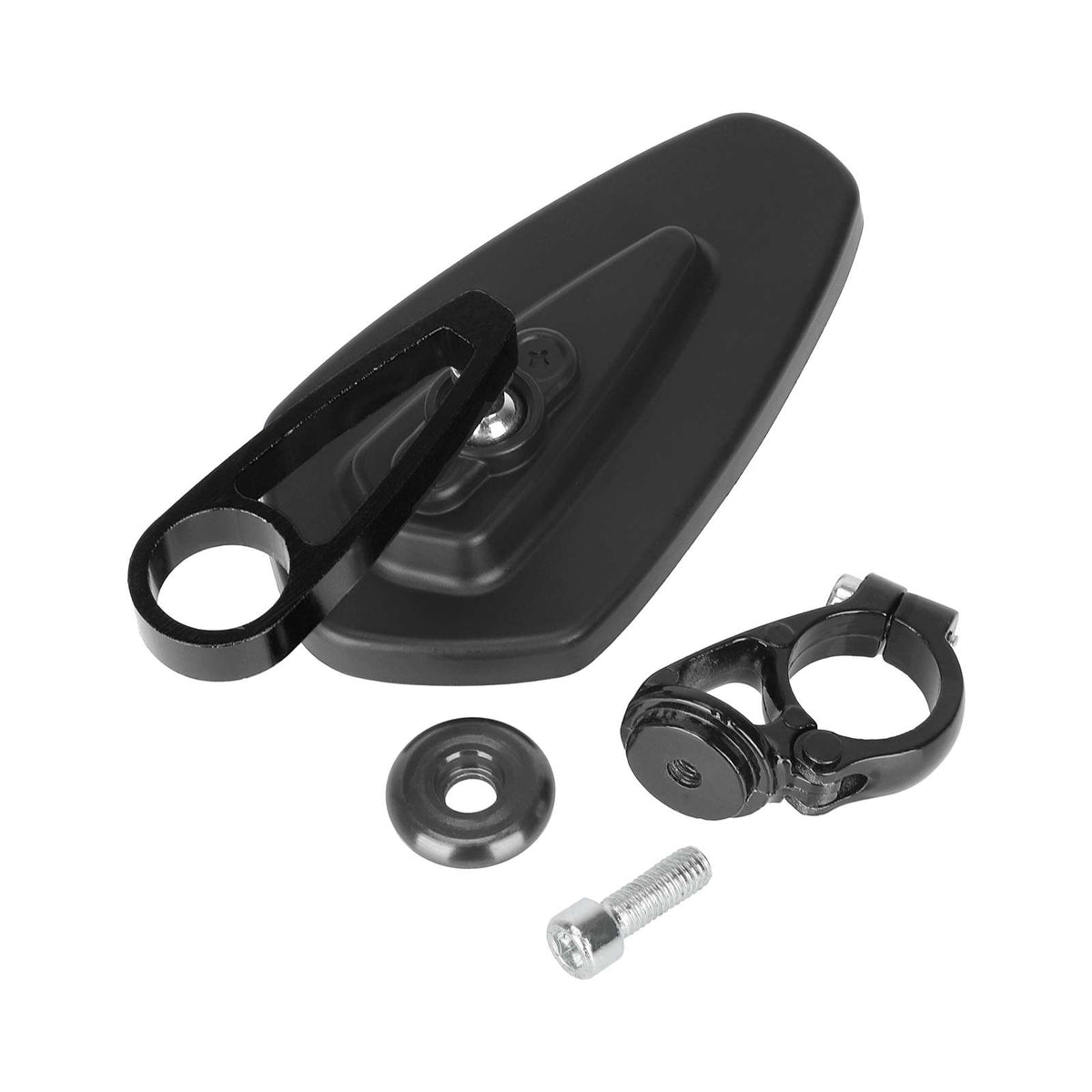 black 7/8" 22mm Motorcycle Mirrors
