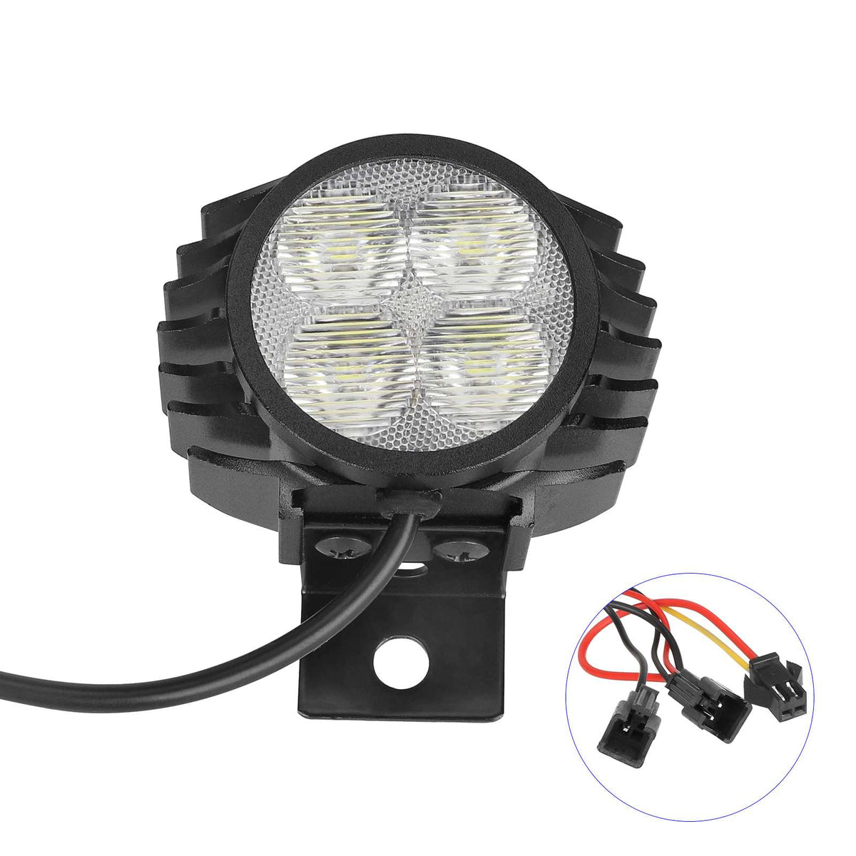 Kugoo M4 electric headlight with horn