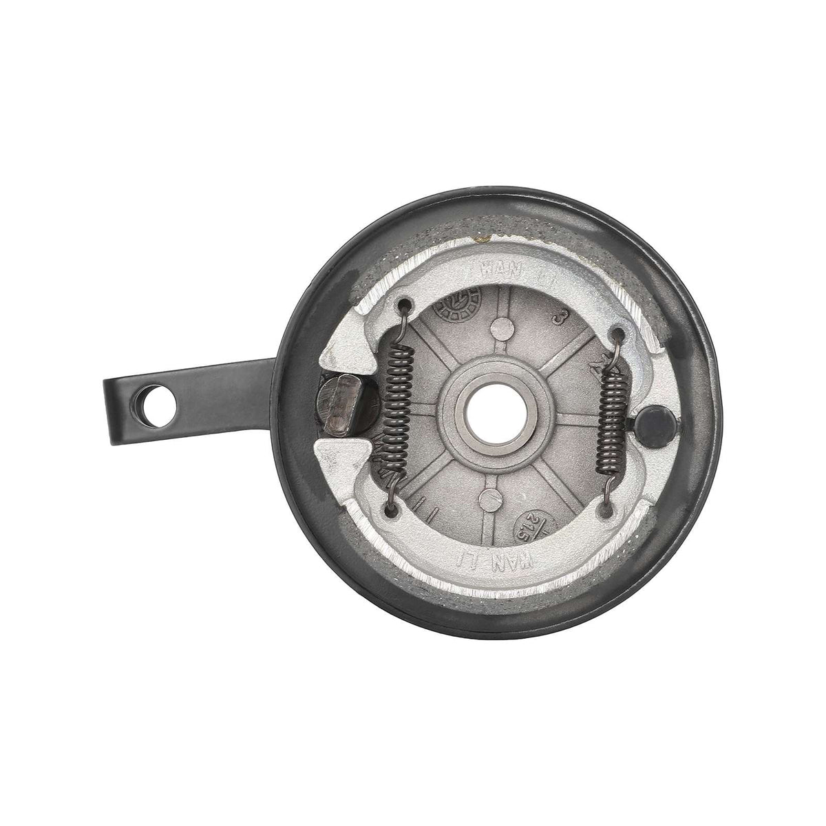 left drum brake assembly for 8 and 10 inch