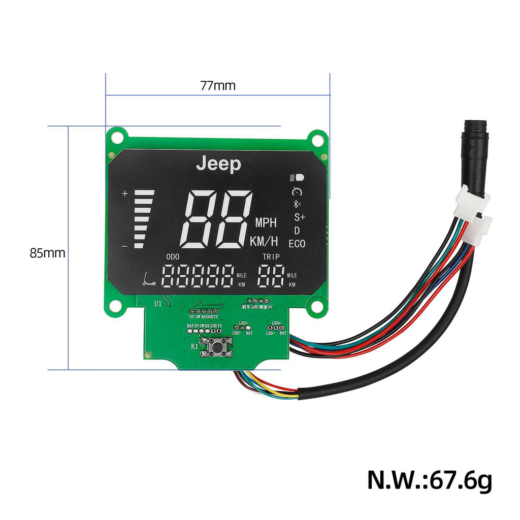 JEEP 36V 350W display+controller+cable set for single brake