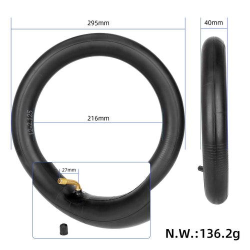 BLACK CAT12*2.125 Blue stripe facing outward inner tube
