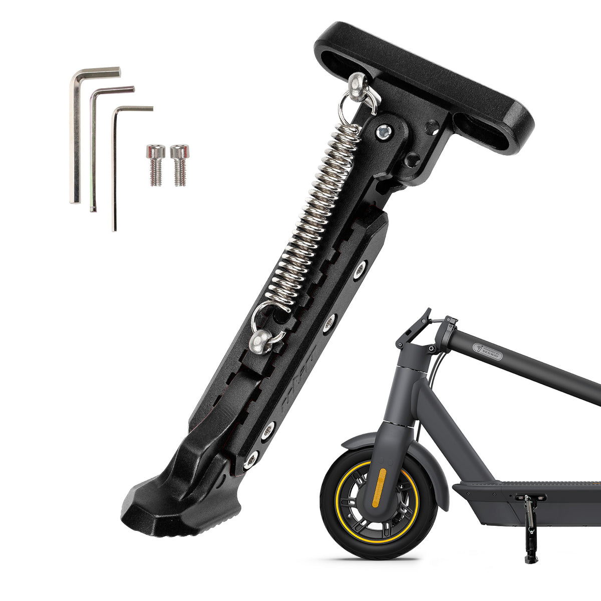 V2 Black adjustable kickstand for Max G30 serial scooters