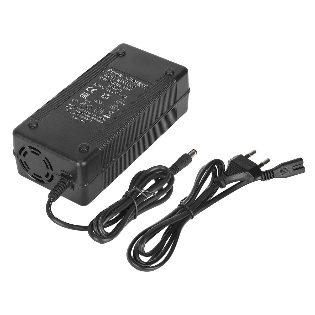58.8V3A Charger with DC2.1(EU plug）