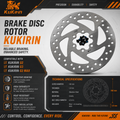 140mm Brake Disc Rotor for KuKirin G2 (Old Version), G2 Max & G3