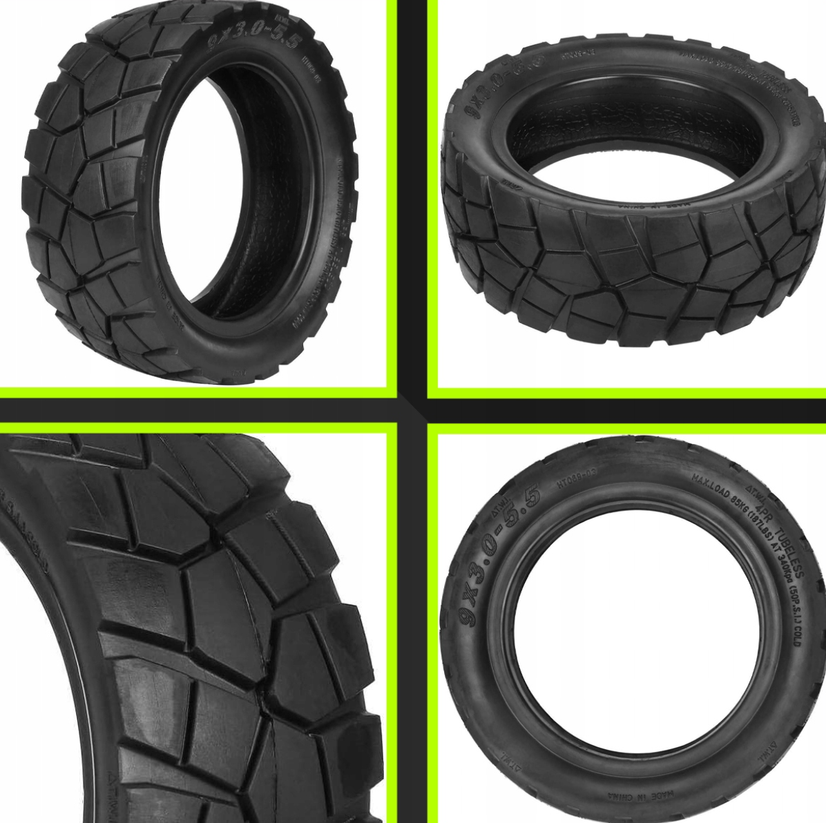KuKirin G2 Pro Tubeless Tire with Straight Valve | Complete Set