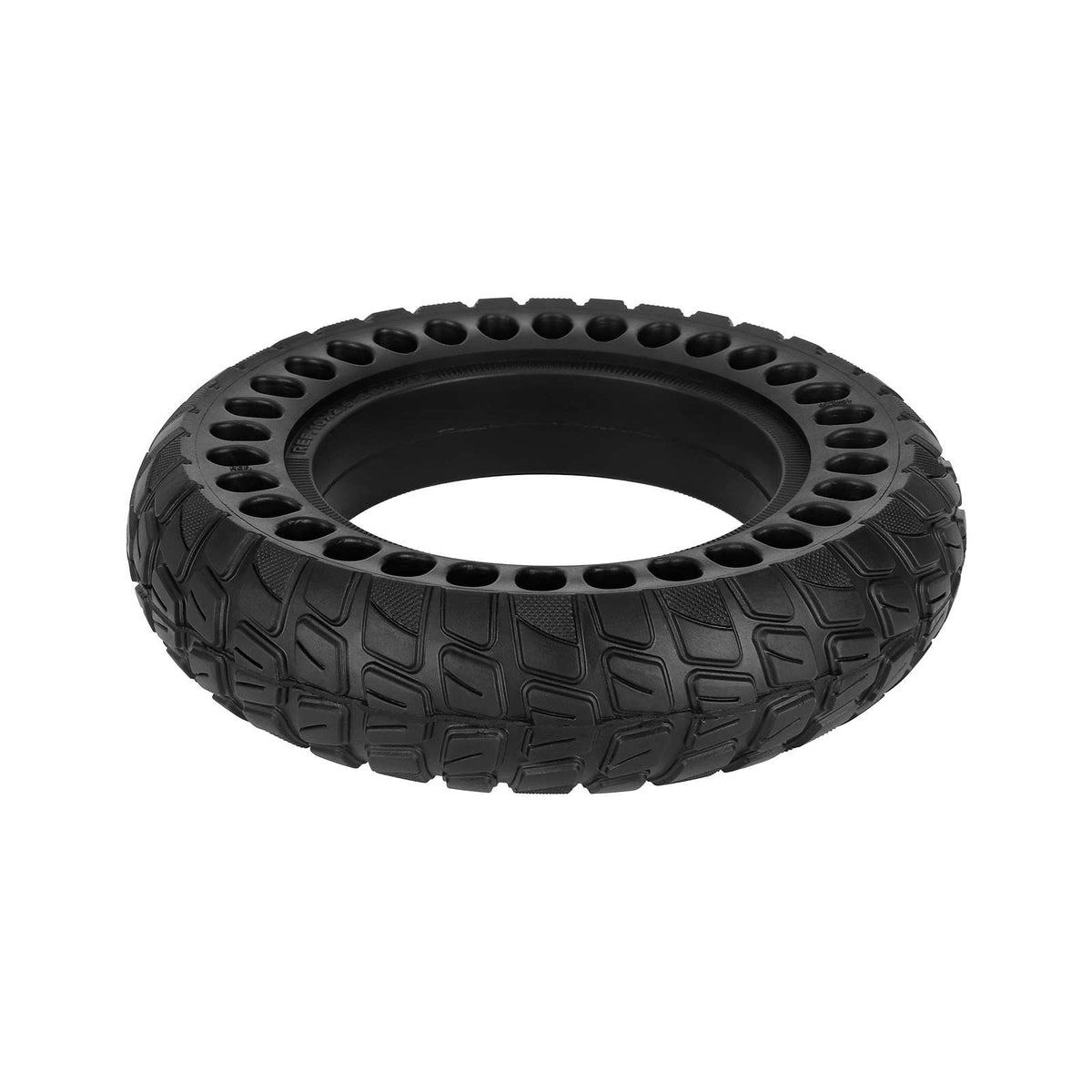 Black REF 10*2.5 Rubber Solid Tire with 37mm slot