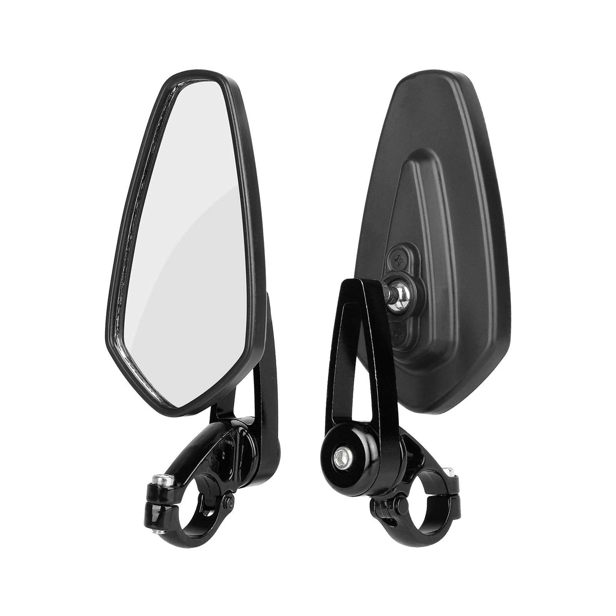 black 7/8" 22mm Motorcycle Mirrors