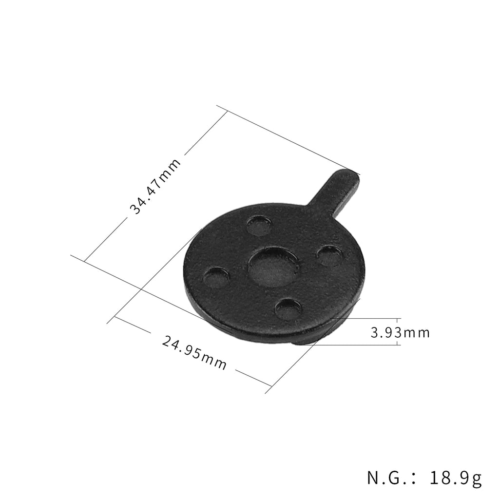 L1Round long-handled semi-metallic brake pads