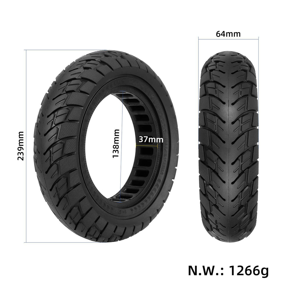 Black Ulip 10*2.5 solid tire (37mm slot)