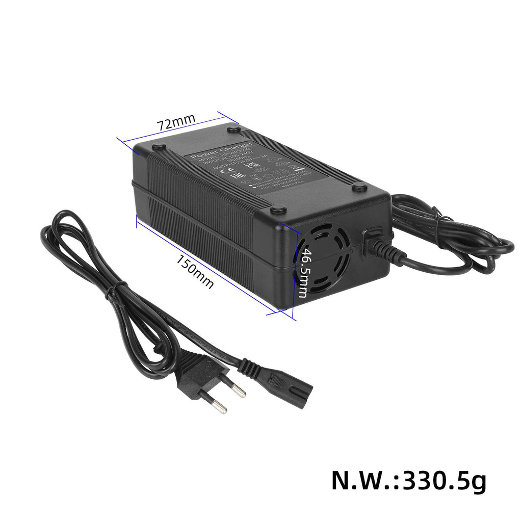 58.8V3A Charger with DC2.1(EU plug）