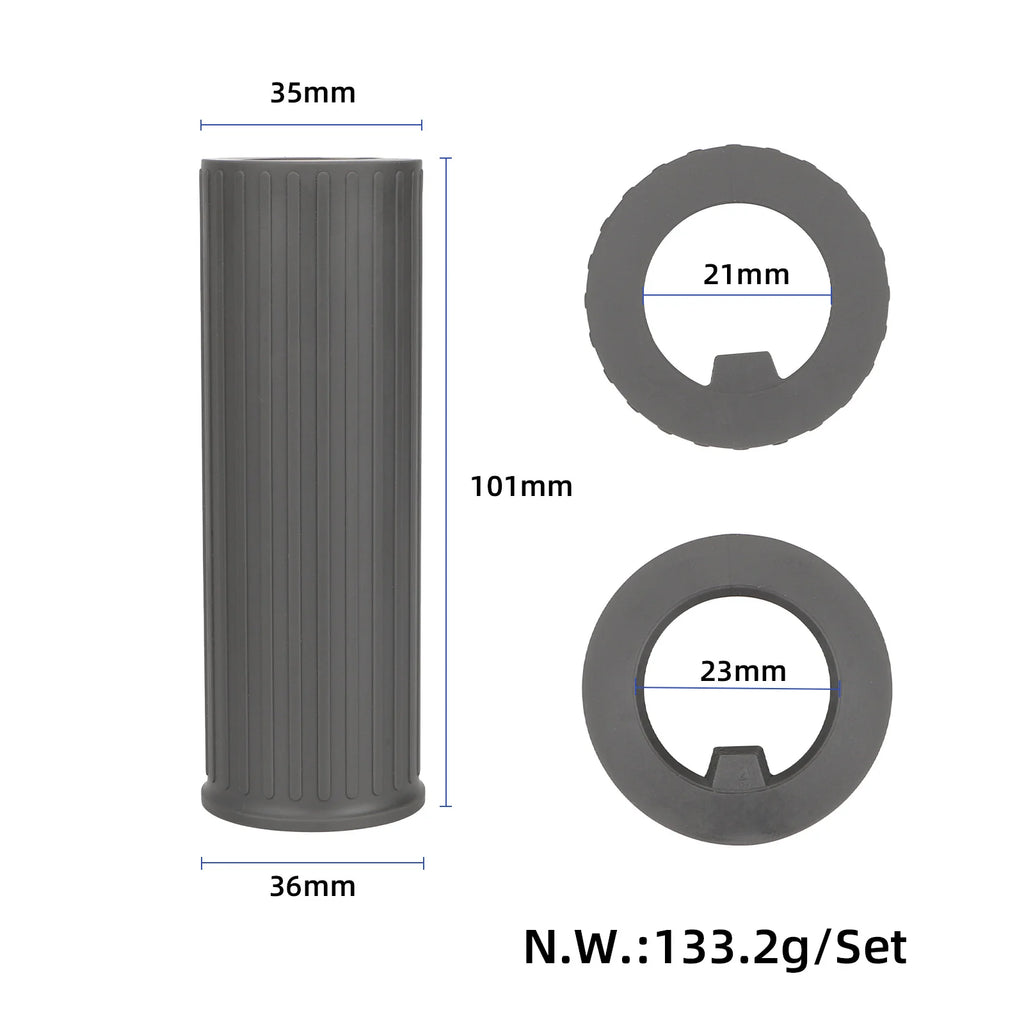 A pair of gray grips for Xiaomi 5 Plus/Elite