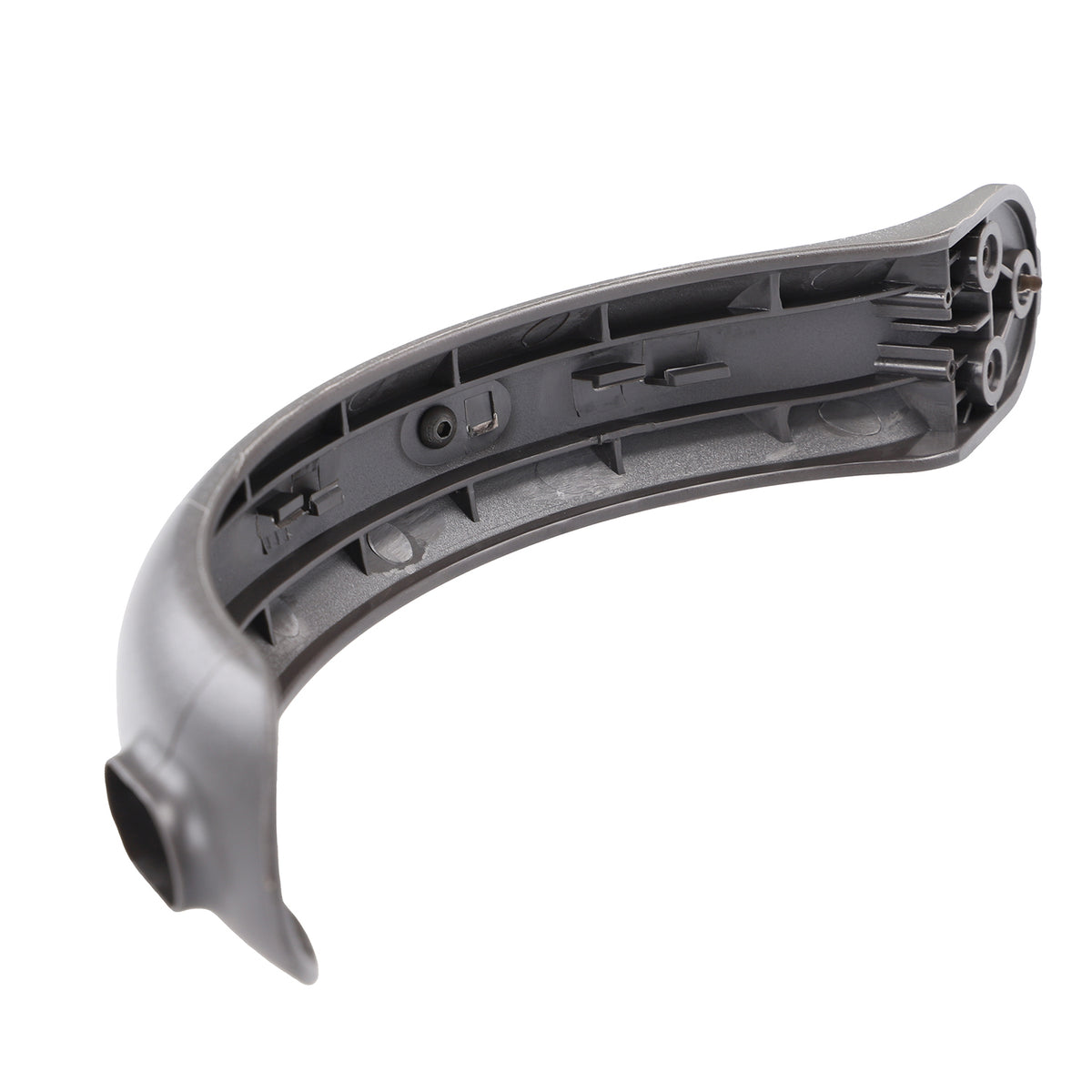 Black rear fender with hook and caps of screws for M365 scooter