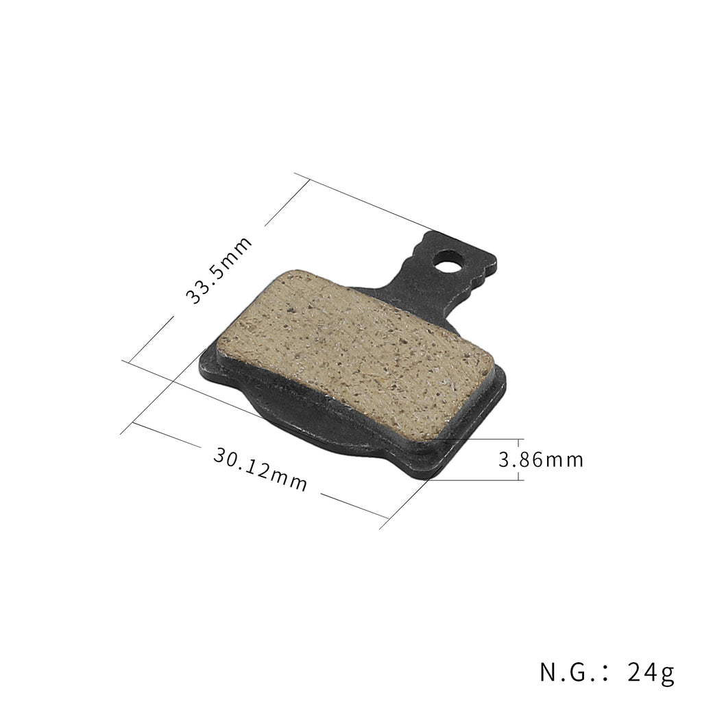 Semi-metallic brake pads for MAGURAMT2/4/6/8