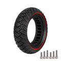 Ulip 10*3/255*80(80/65-6) off-road solid tire with red circle and 6 screws