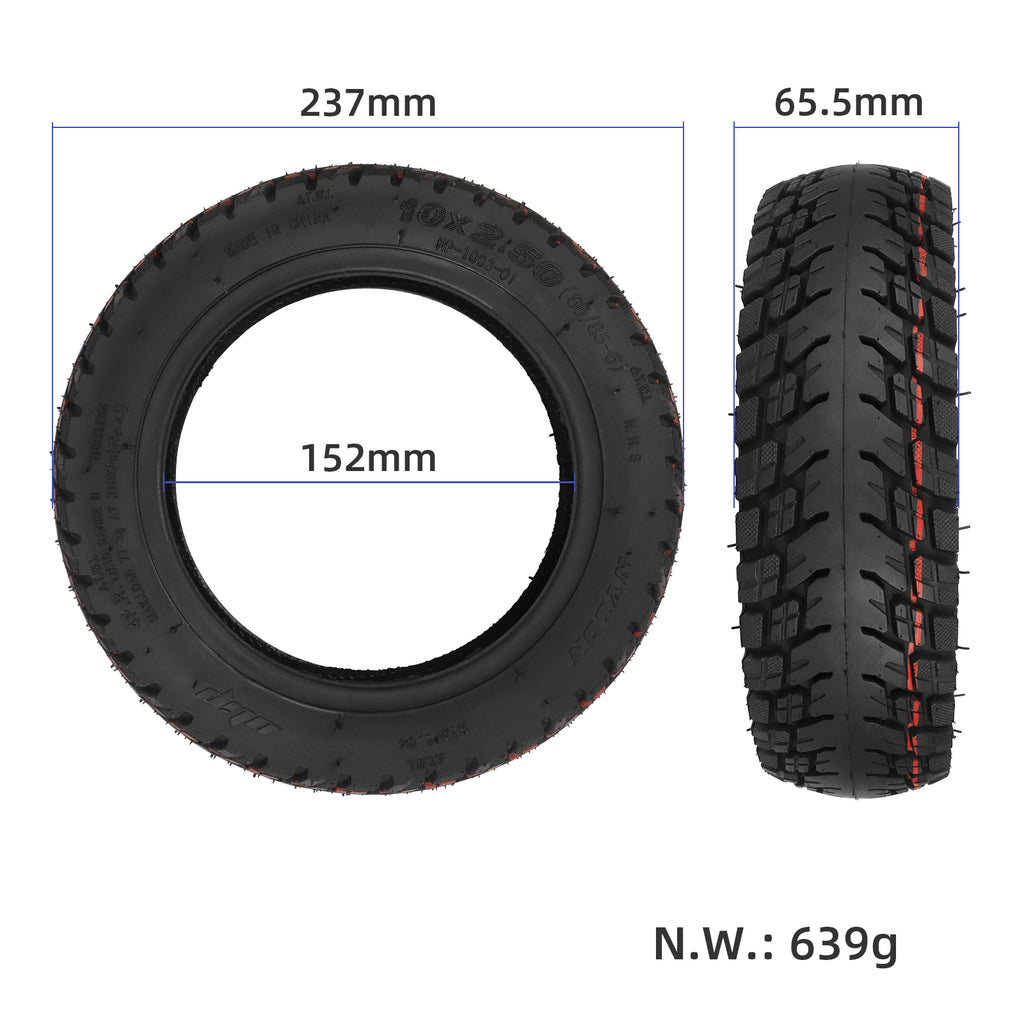 Ulip 10*2.50(60/85-6) tubeless tire