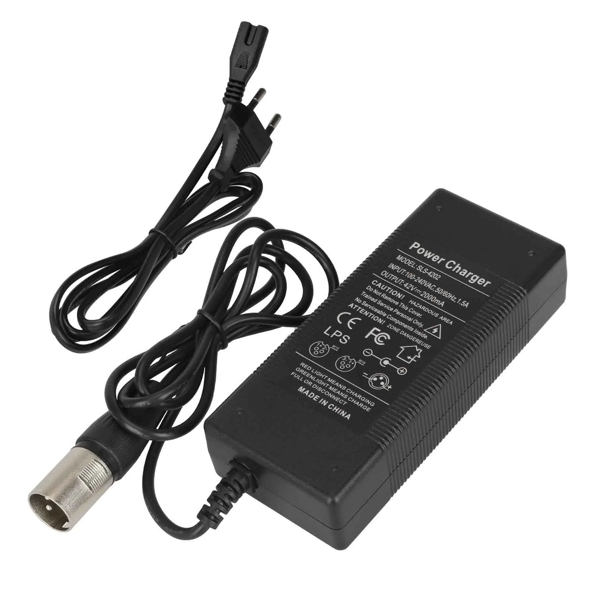 42V2A Charger with Kallon Head(EU Plug)