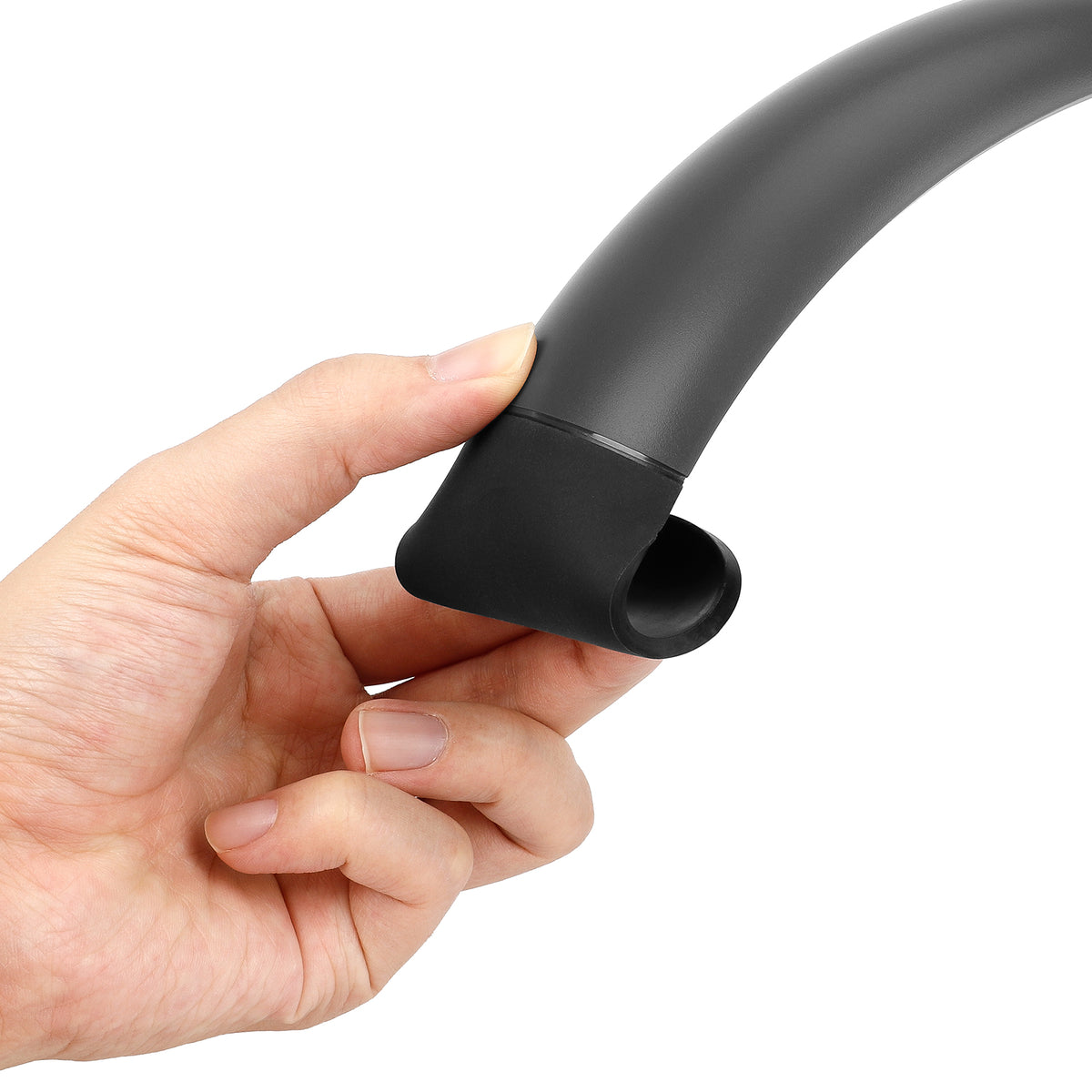 Gray front fender with rubber for xiaomi4 Pro scooters