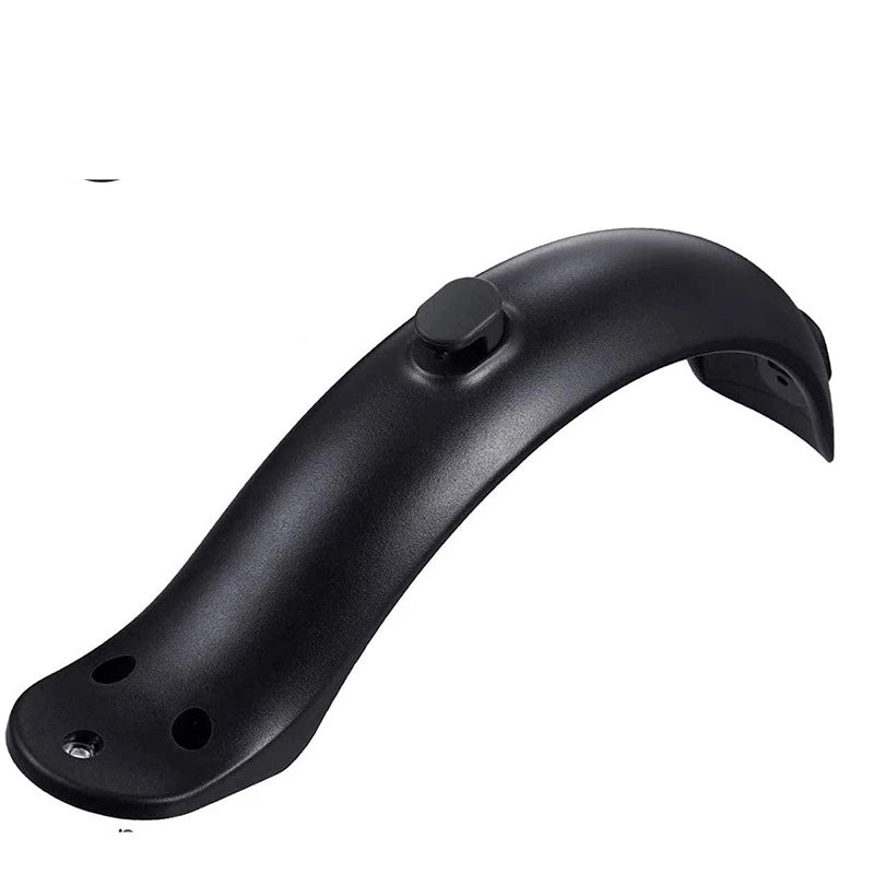 Black rear fender with hook and caps of screws for M365 scooter