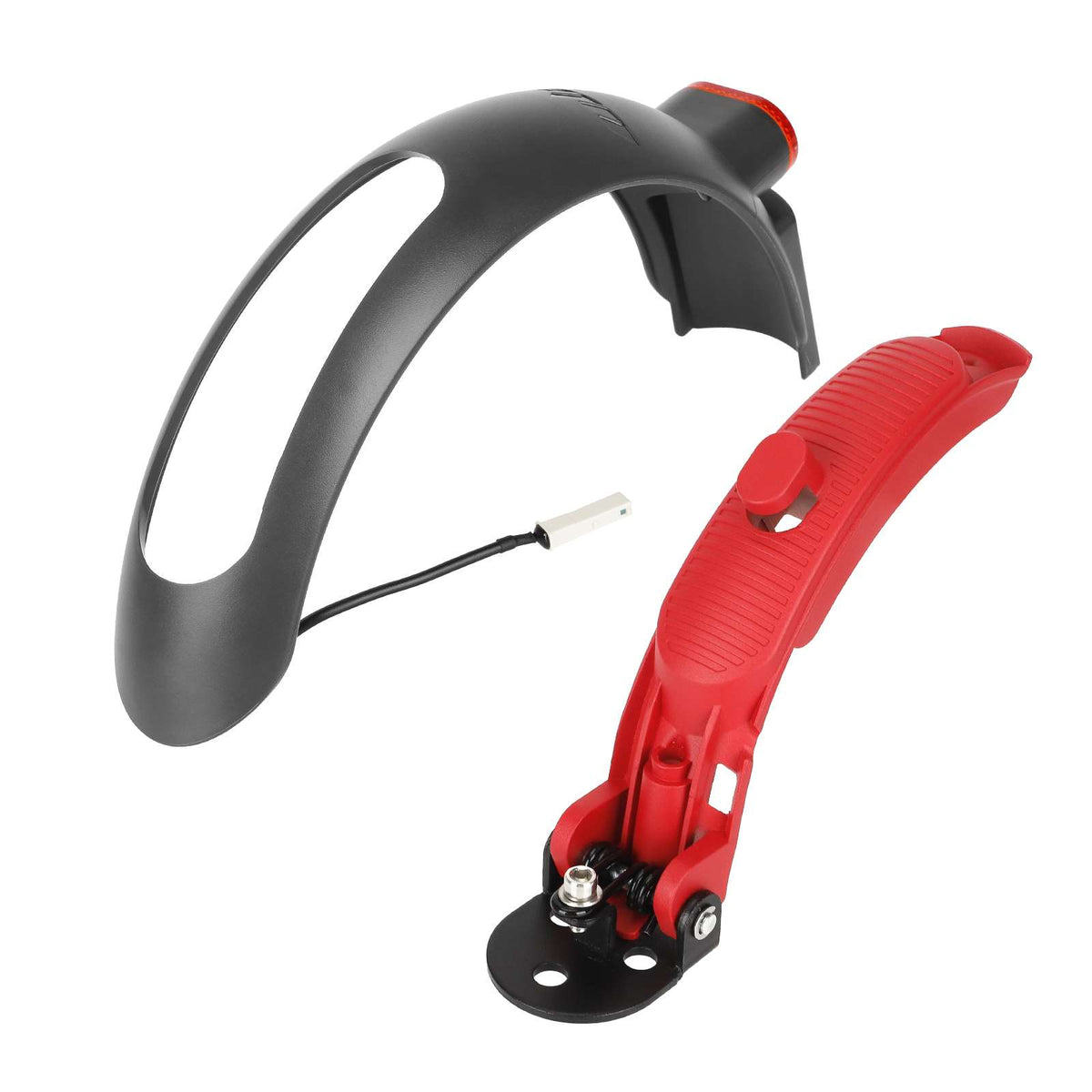 Gray-Red Ulip Superior Rear Fender with aluminium for Xiaomi scooters