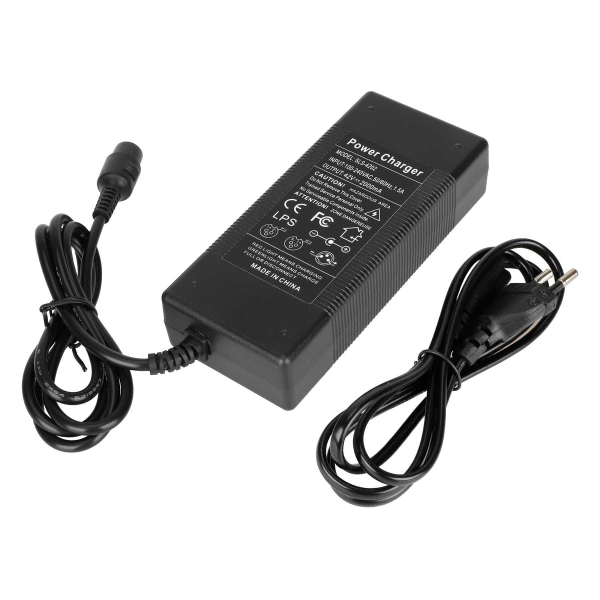 42V2A charger with GX16（EU plug）