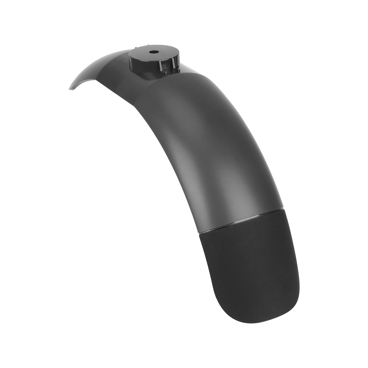 Gray front fender with rubber for xiaomi4 Pro scooters