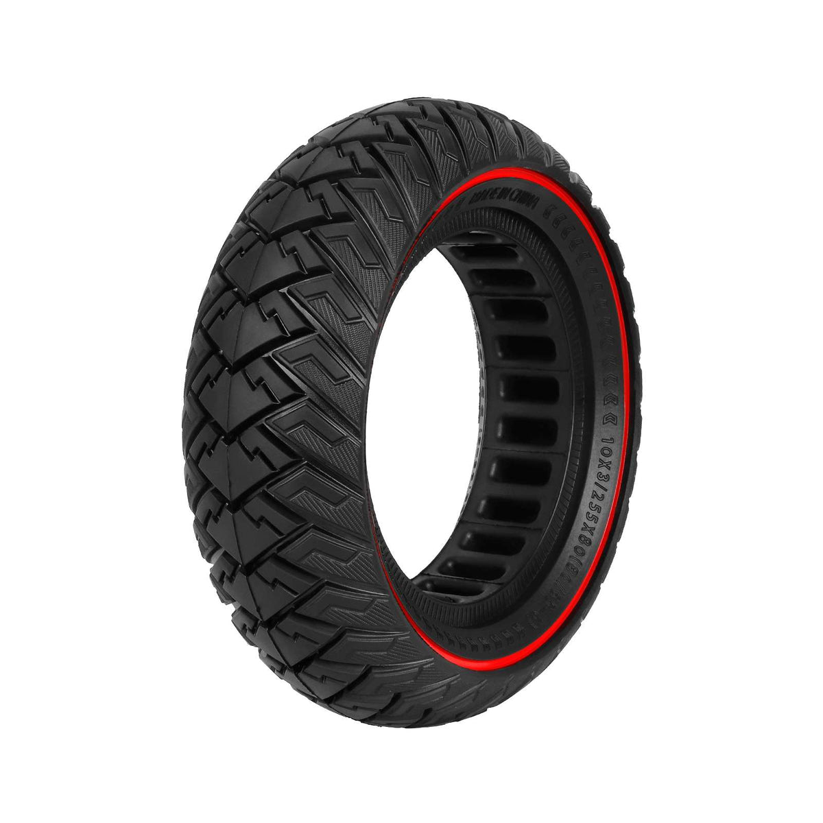 Ulip 10*3/255*80(80/65-6) off-road solid tire with red circle