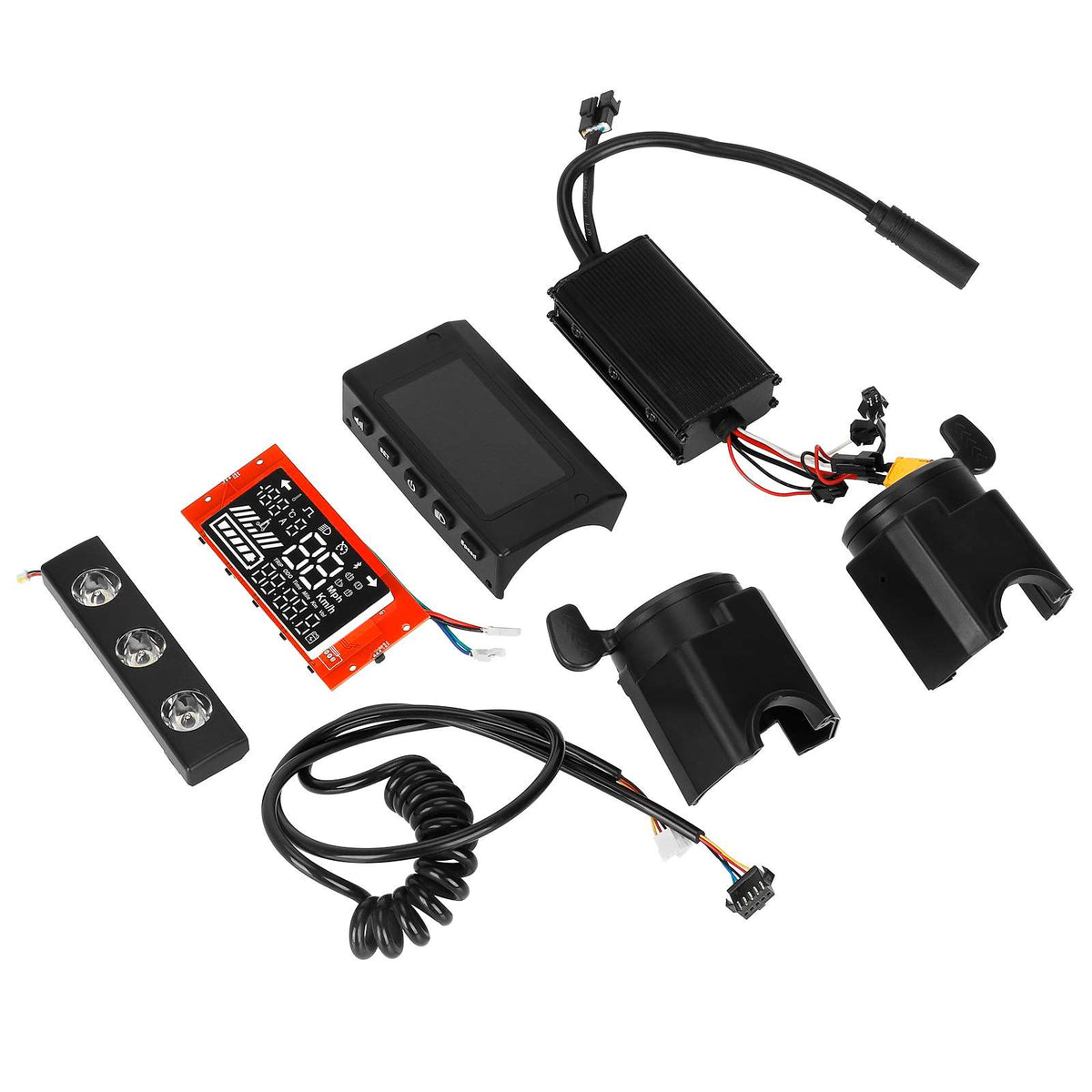 Instrument Controller+Motherboard display+LED light handle set for Kugoo electric scooter