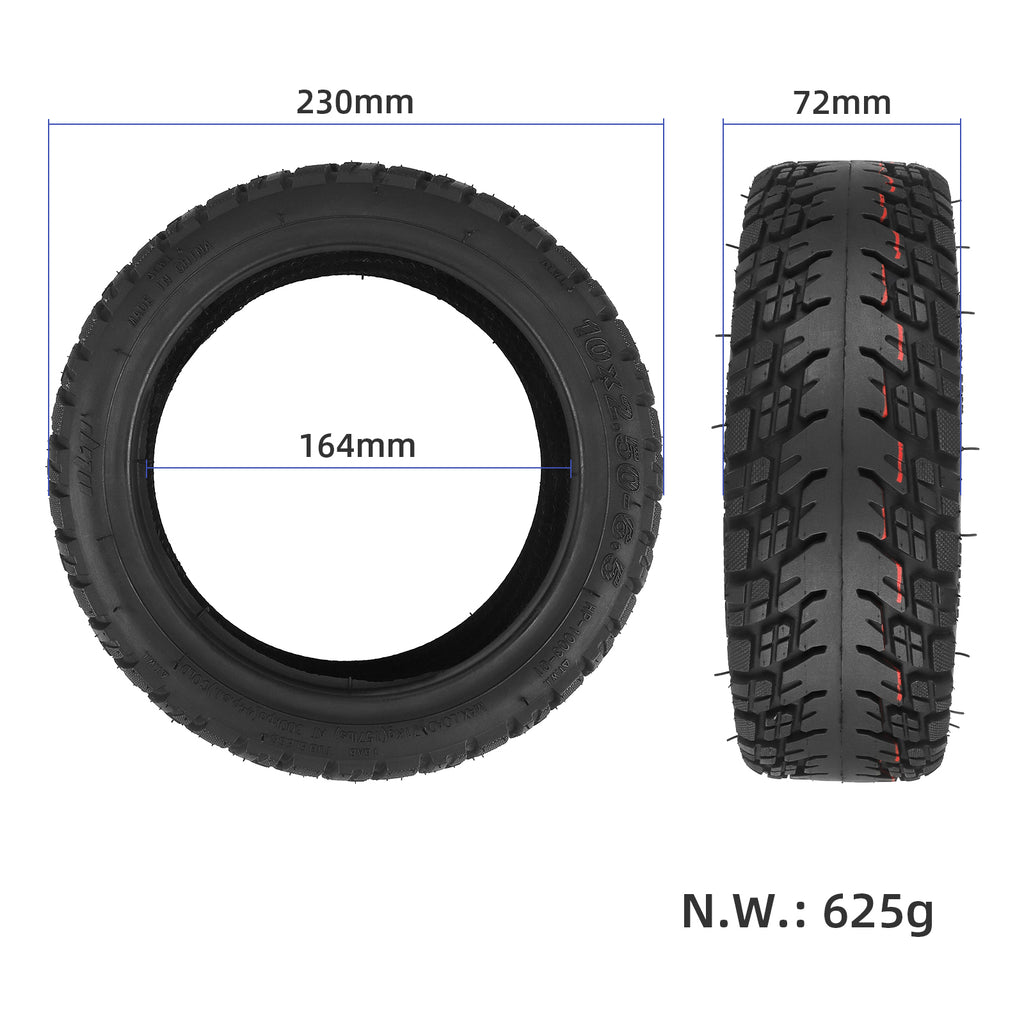 Ulip 10*2.50-6.5 tubeless tire with PVR50 valve