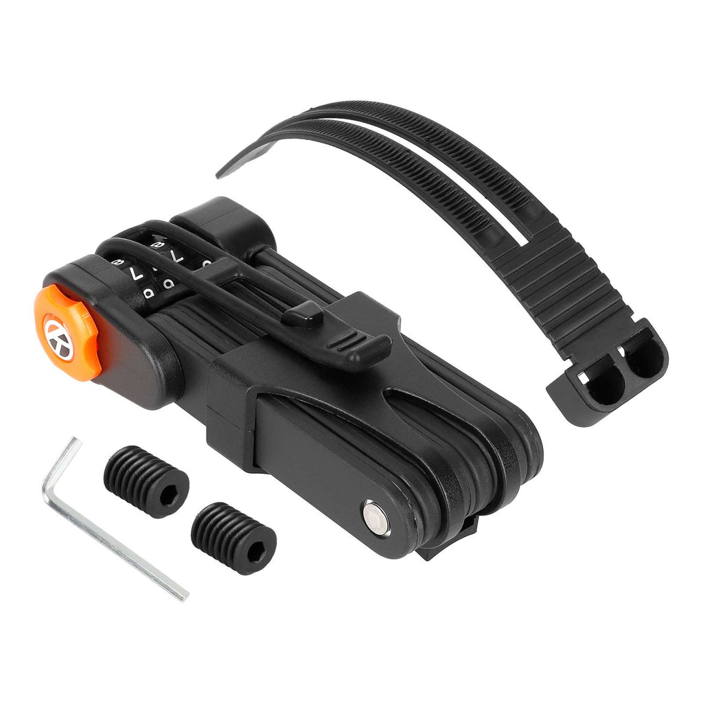 Bicycle anti-theft folding code lock