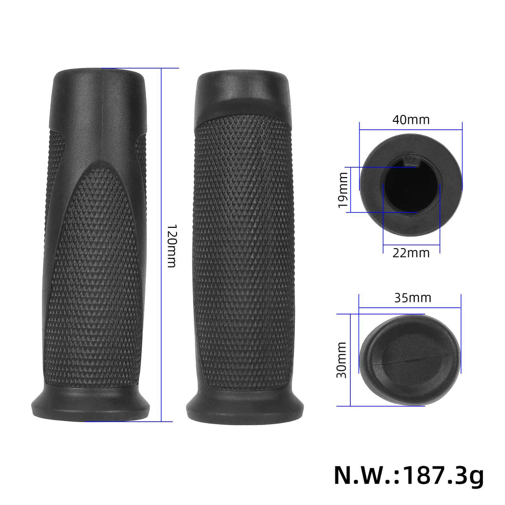 2 pcs black handlebar covers for Ninebot F30/F40 scooters