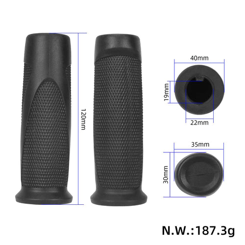 2 pcs black handlebar covers for Ninebot F30/F40 scooters
